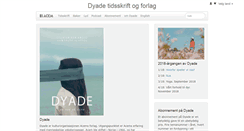 Desktop Screenshot of dyade.no